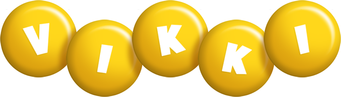 Vikki candy-yellow logo
