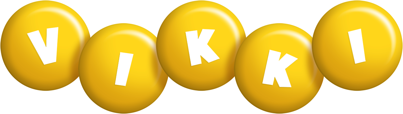 Vikki candy-yellow logo