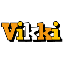 Vikki cartoon logo
