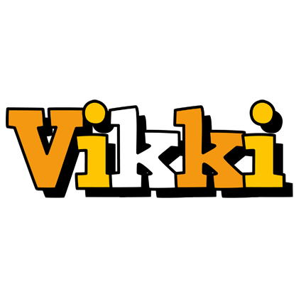 Vikki cartoon logo