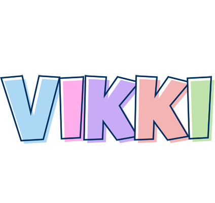 Vikki pastel logo