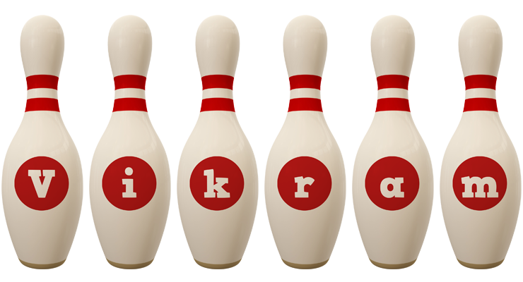 Vikram bowling-pin logo