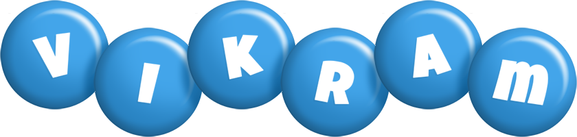 Vikram candy-blue logo