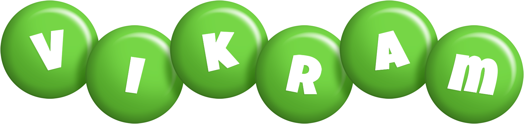 Vikram candy-green logo