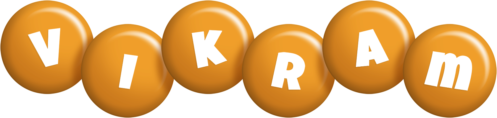 Vikram candy-orange logo