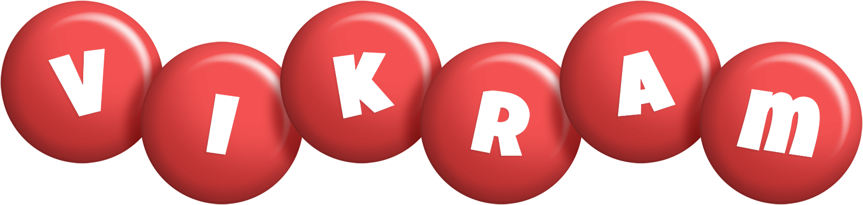 Vikram candy-red logo