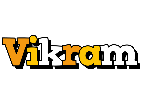 Vikram cartoon logo