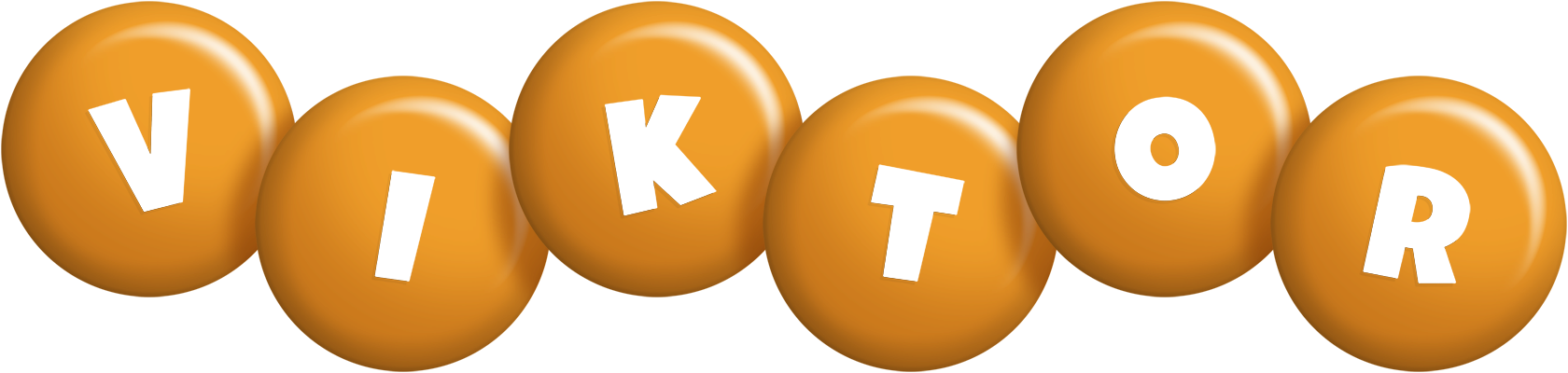 Viktor candy-orange logo