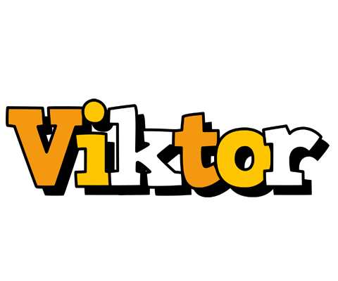 Viktor cartoon logo