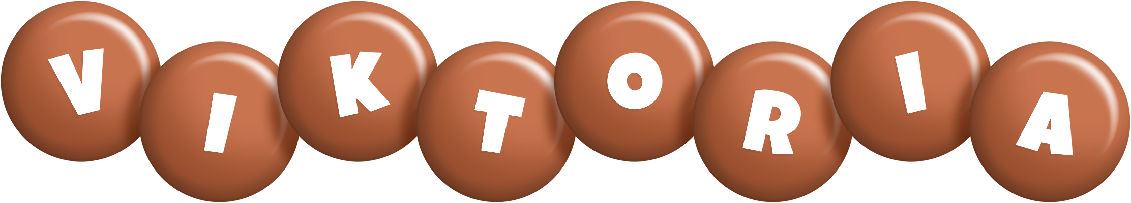 Viktoria candy-brown logo
