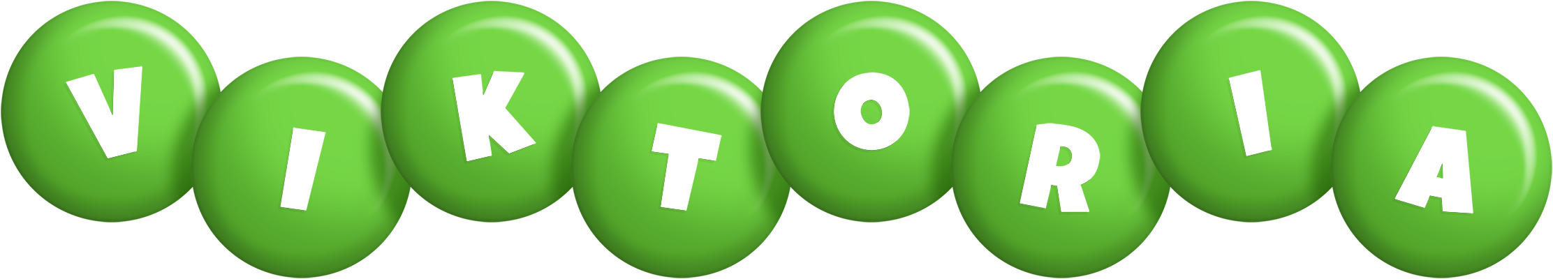 Viktoria candy-green logo