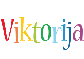 Viktorija birthday logo