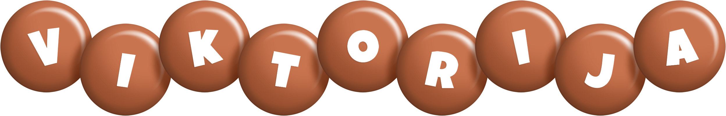 Viktorija candy-brown logo