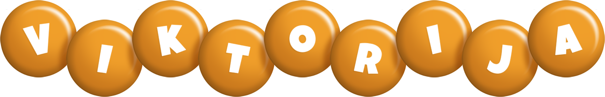 Viktorija candy-orange logo