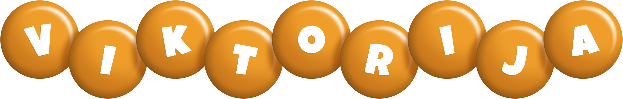 Viktorija candy-orange logo