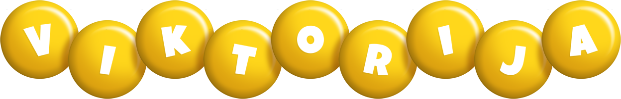 Viktorija candy-yellow logo