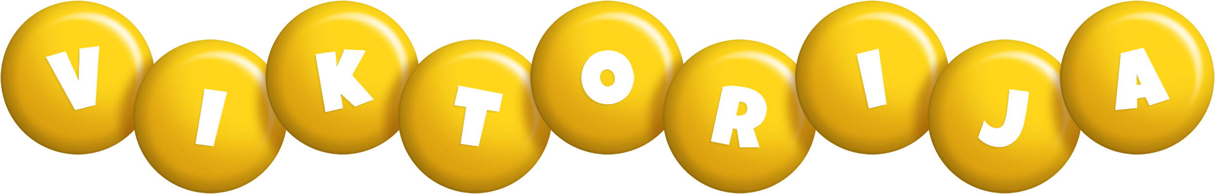 Viktorija candy-yellow logo