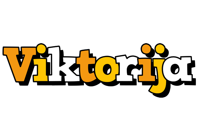 Viktorija cartoon logo