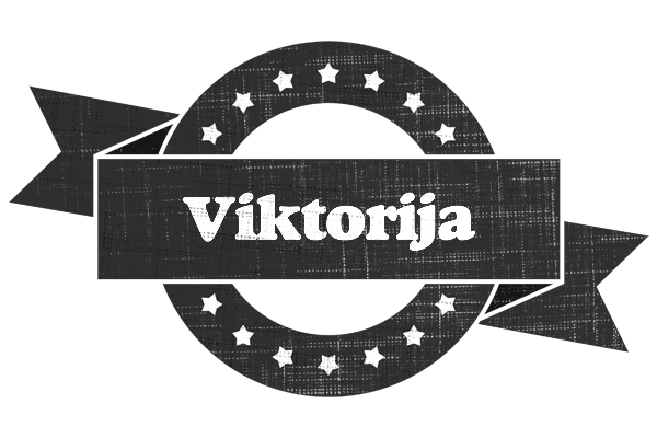 Viktorija grunge logo