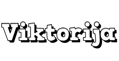 Viktorija snowing logo