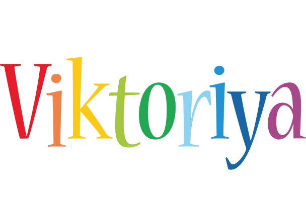 Viktoriya birthday logo
