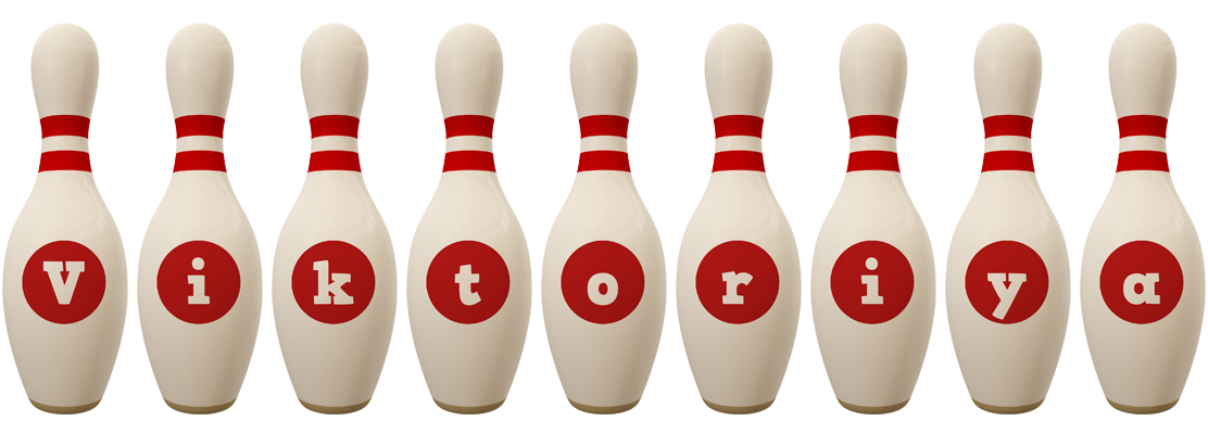 Viktoriya bowling-pin logo