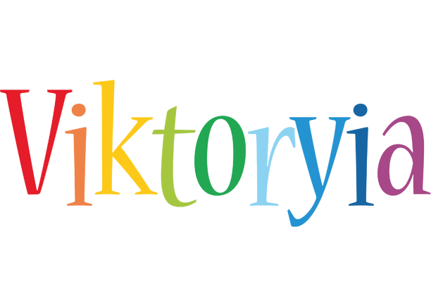 Viktoryia birthday logo