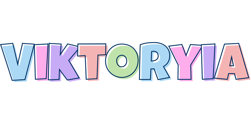 Viktoryia pastel logo