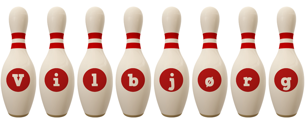 Vilbjørg bowling-pin logo