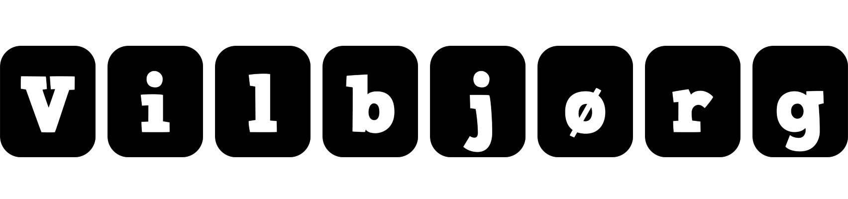 Vilbjørg box logo