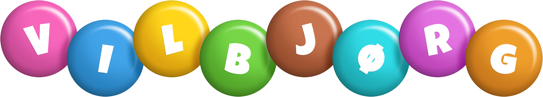 Vilbjørg candy logo
