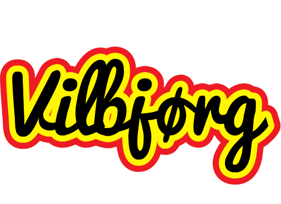 Vilbjørg flaming logo