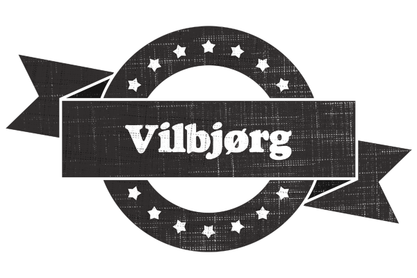Vilbjørg grunge logo