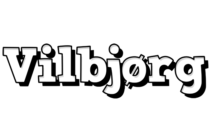 Vilbjørg snowing logo