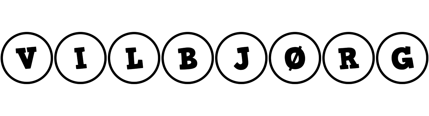 Vilbjørg handy logo