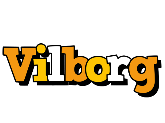 Vilborg cartoon logo