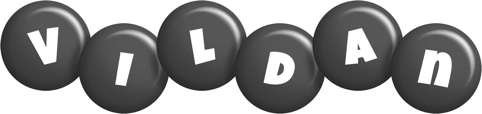 Vildan candy-black logo