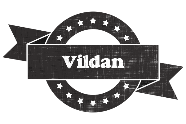 Vildan grunge logo