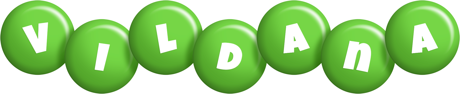 Vildana candy-green logo