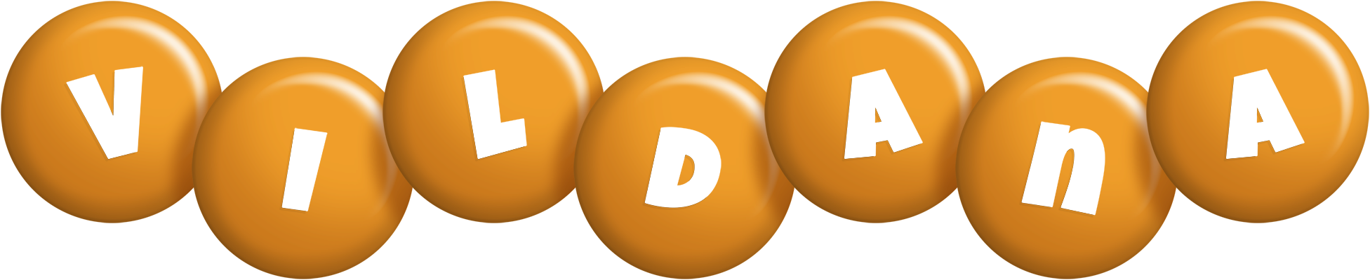 Vildana candy-orange logo