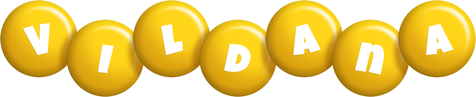 Vildana candy-yellow logo