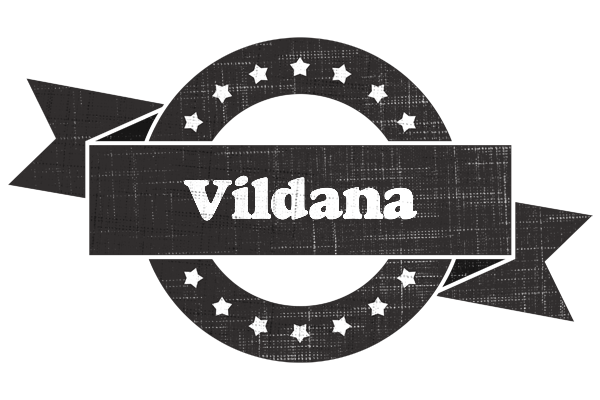 Vildana grunge logo