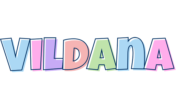 Vildana pastel logo