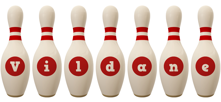 Vildane bowling-pin logo