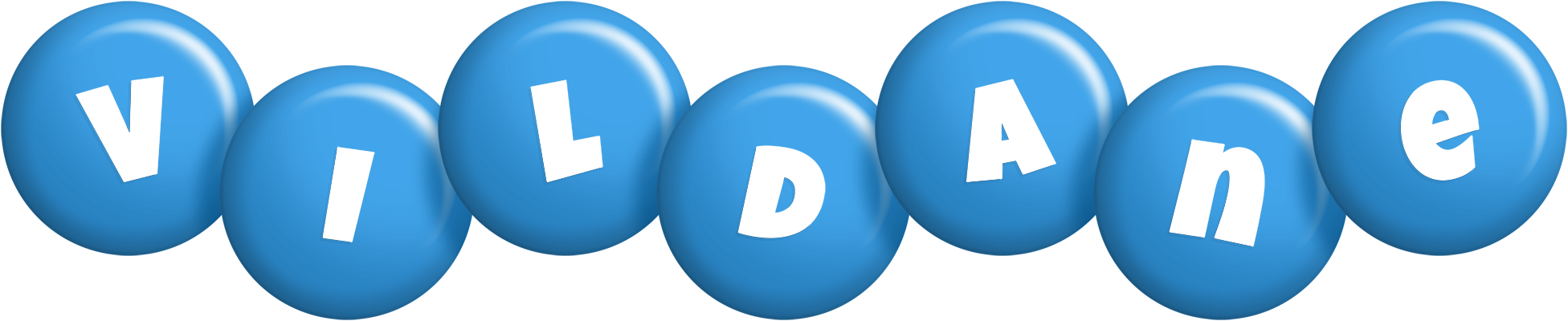 Vildane candy-blue logo