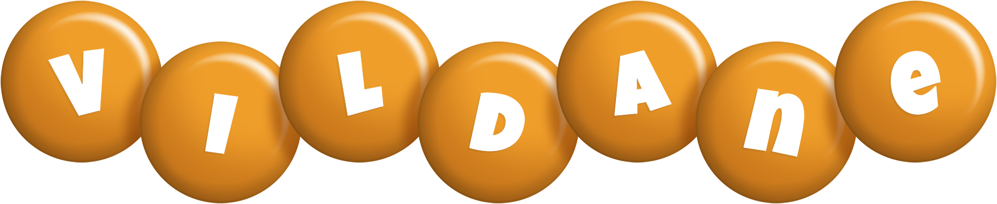 Vildane candy-orange logo