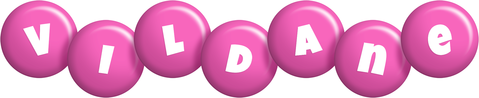 Vildane candy-pink logo