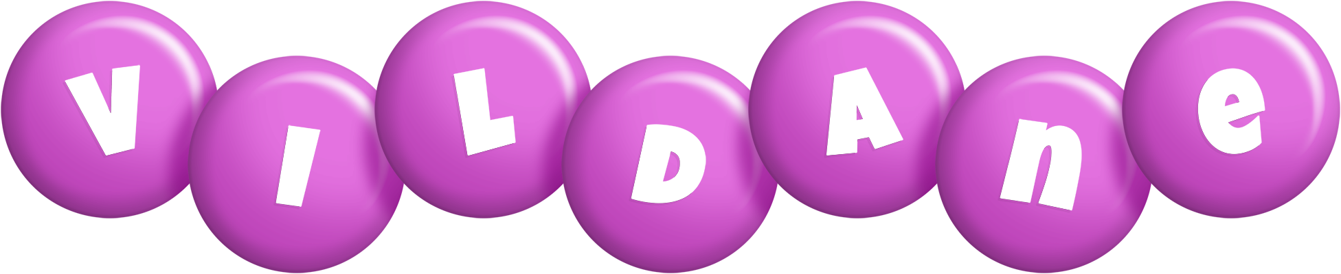 Vildane candy-purple logo