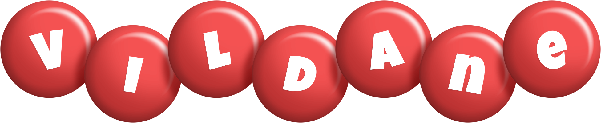Vildane candy-red logo