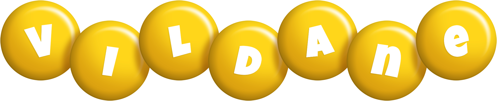 Vildane candy-yellow logo